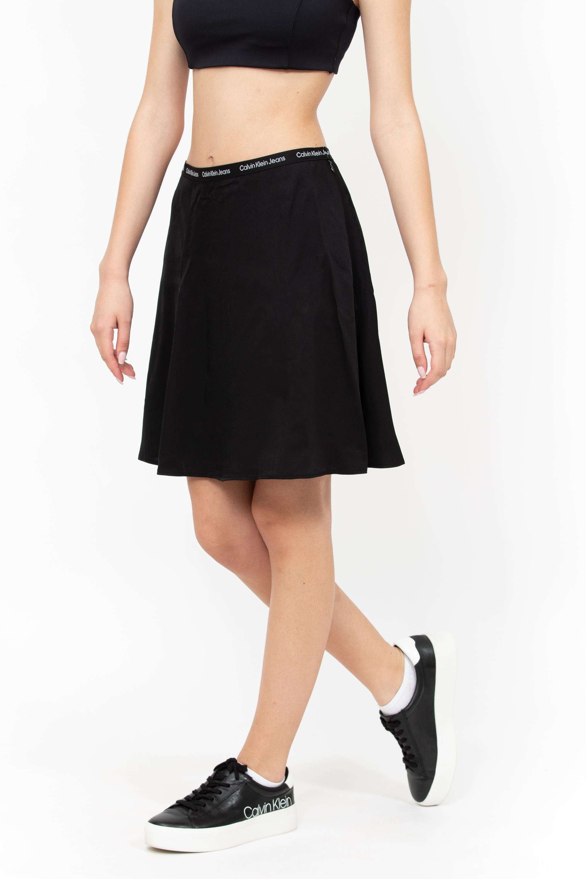 Calvin Klein Logo Elastic Kadın Etek