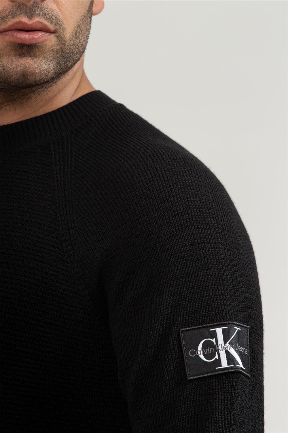 Calvin Klein Logo Erkek Triko