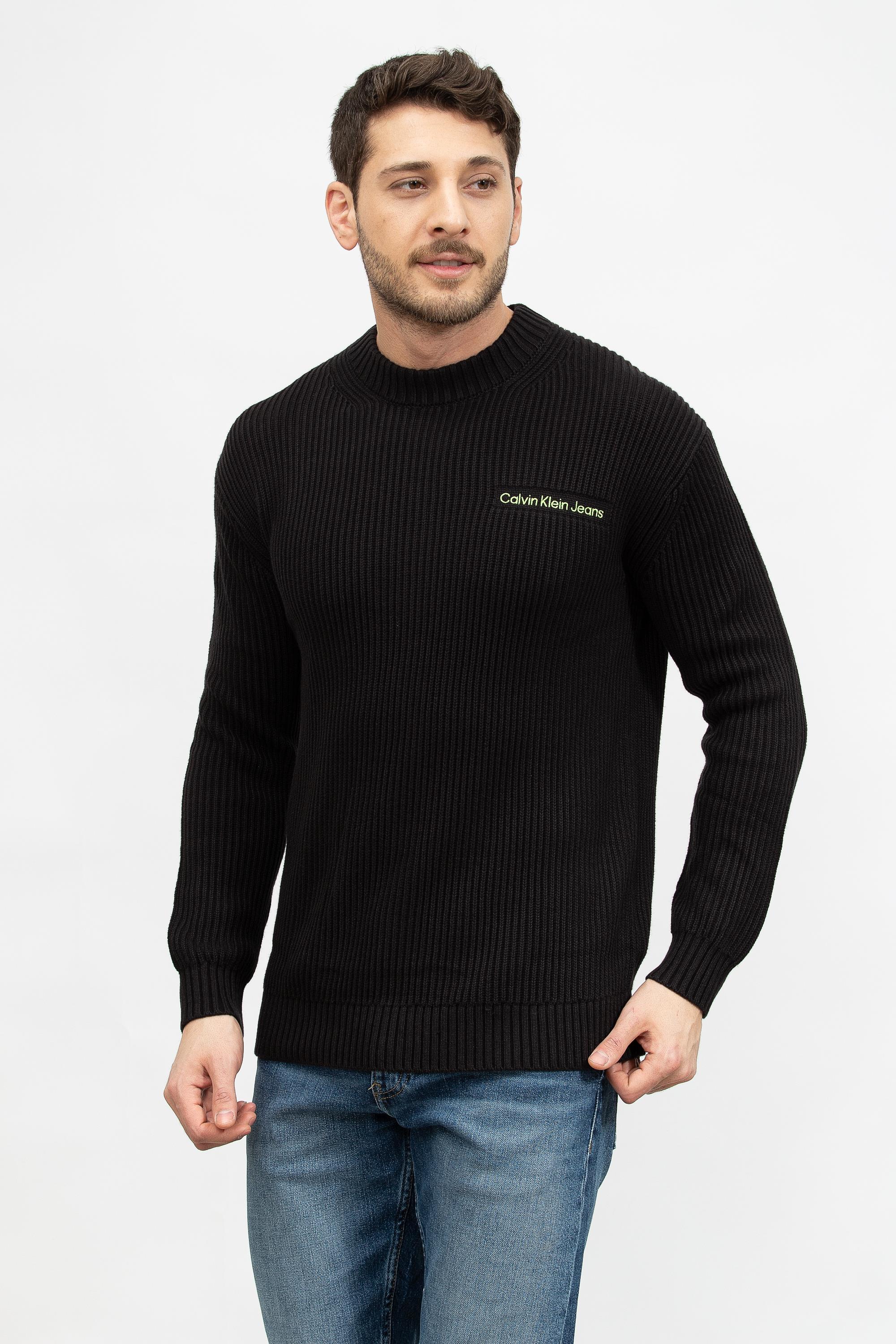Calvin Klein Logo Erkek Triko