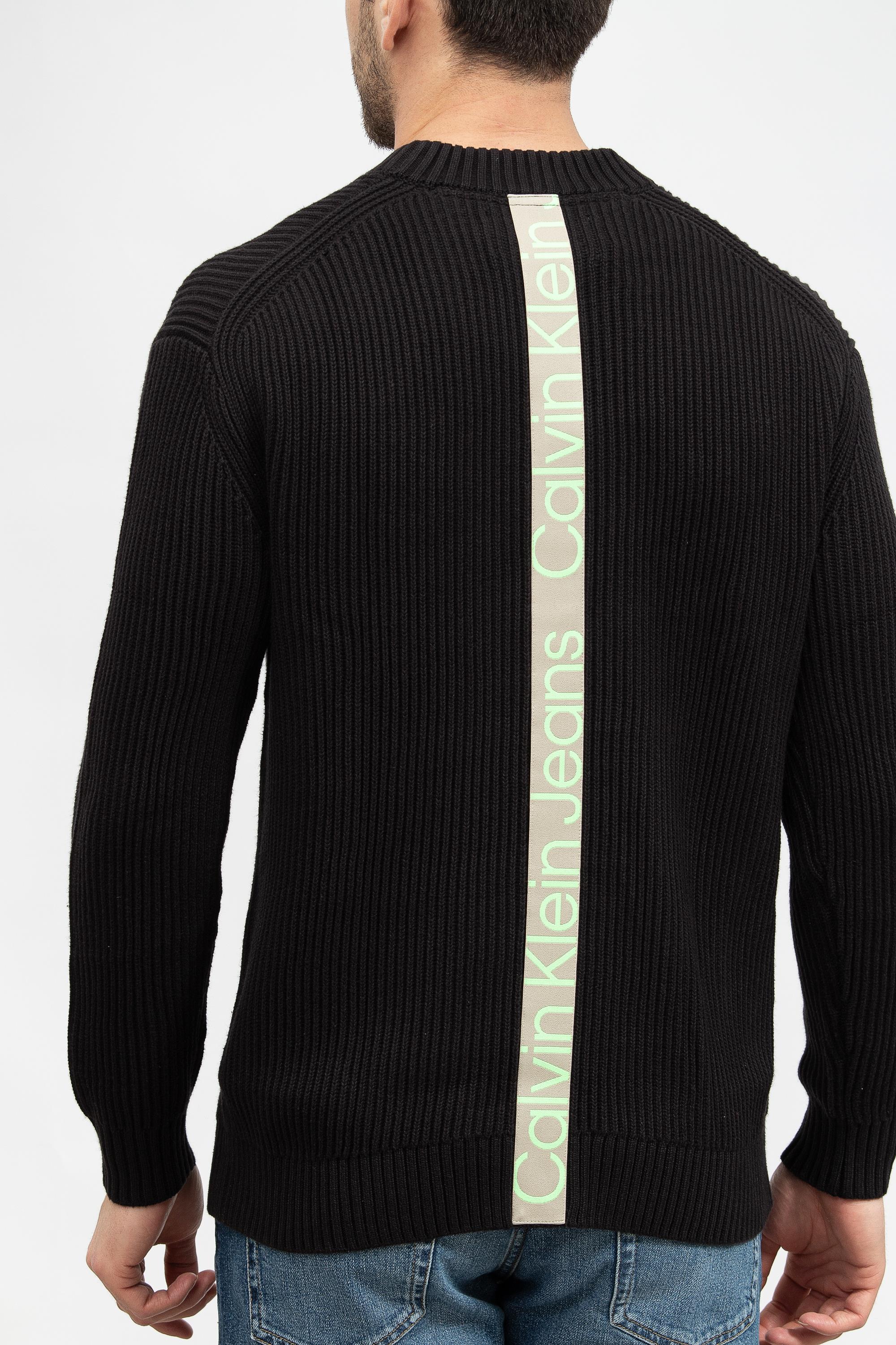 Calvin Klein Logo Erkek Triko