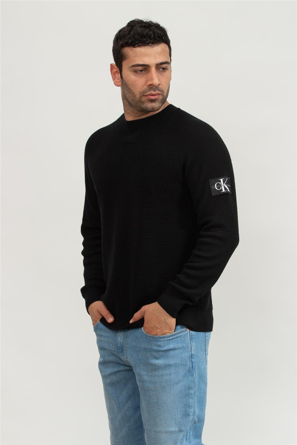 Calvin Klein Logo Erkek Triko