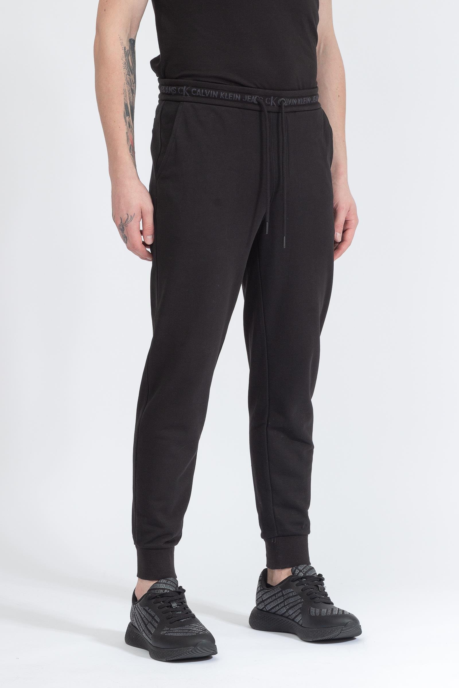 Calvin Klein Logo Jacquard Hwk Pant Erkek Eşofman Altı