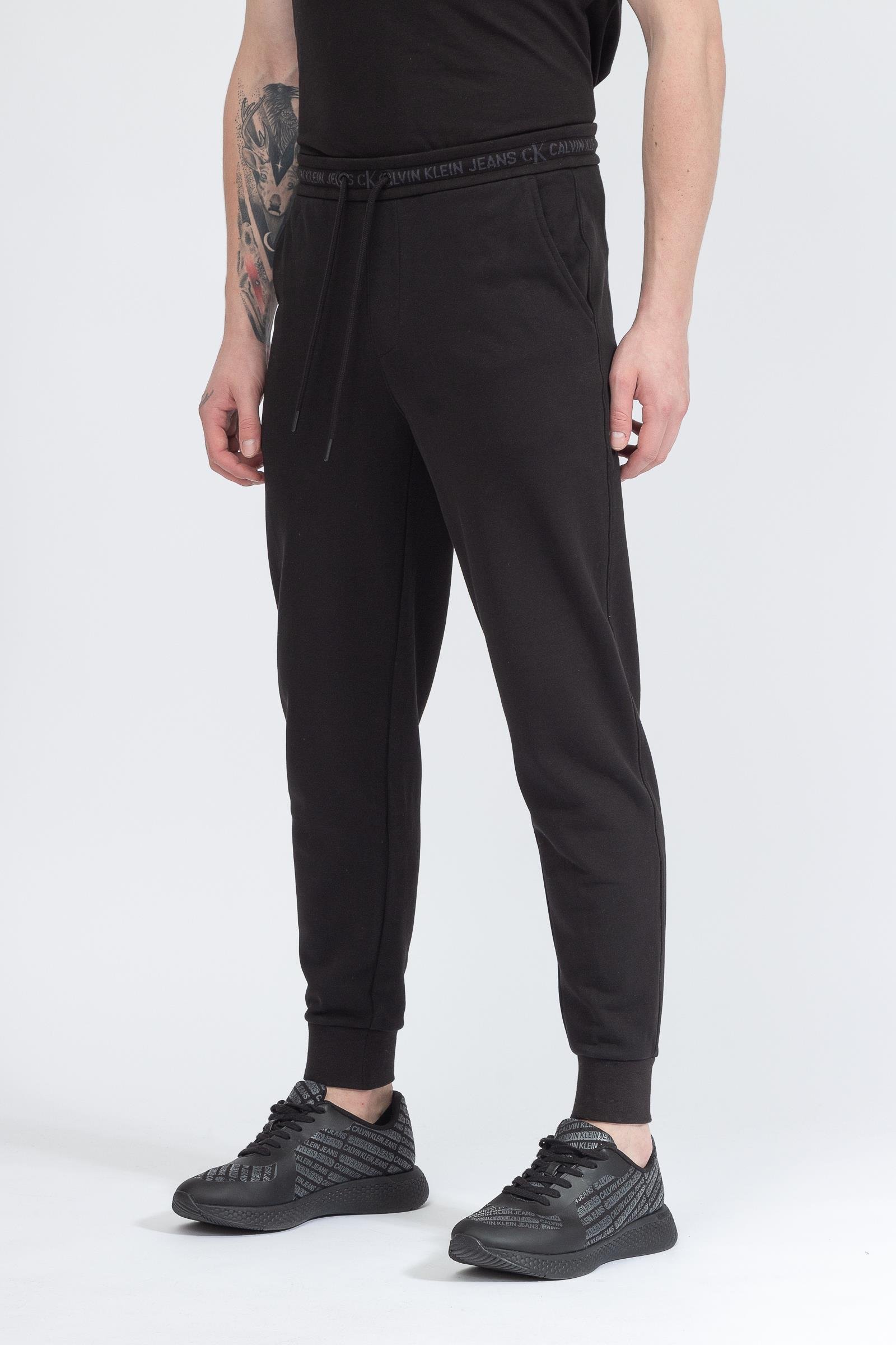 Calvin Klein Logo Jacquard Hwk Pant Erkek Eşofman Altı