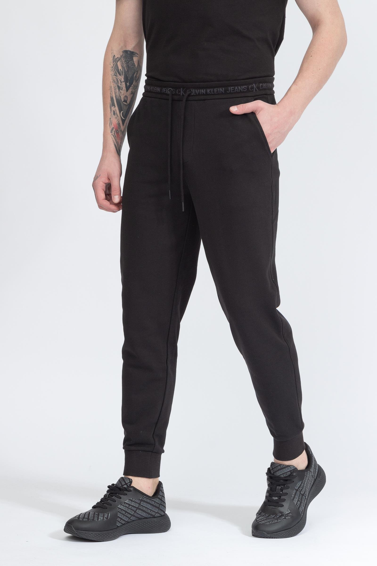 Calvin Klein Logo Jacquard Hwk Pant Erkek Eşofman Altı