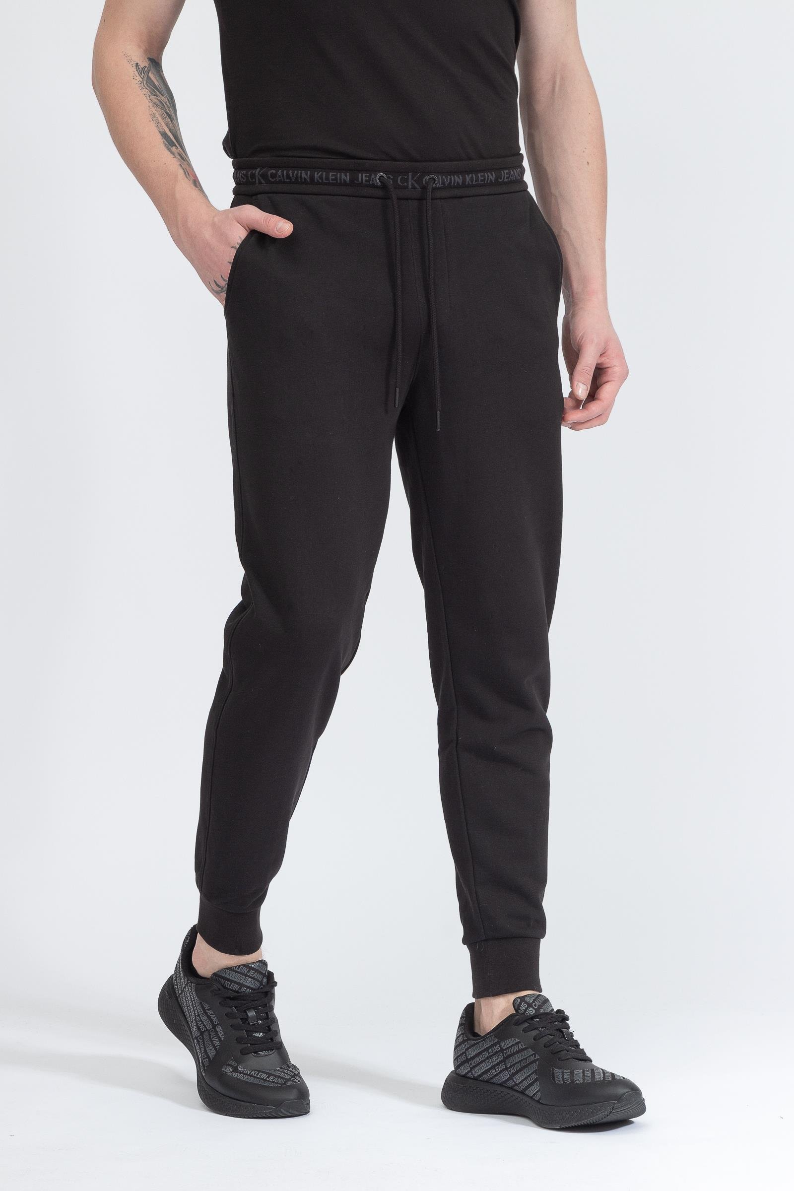 Calvin Klein Logo Jacquard Hwk Pant Erkek Eşofman Altı