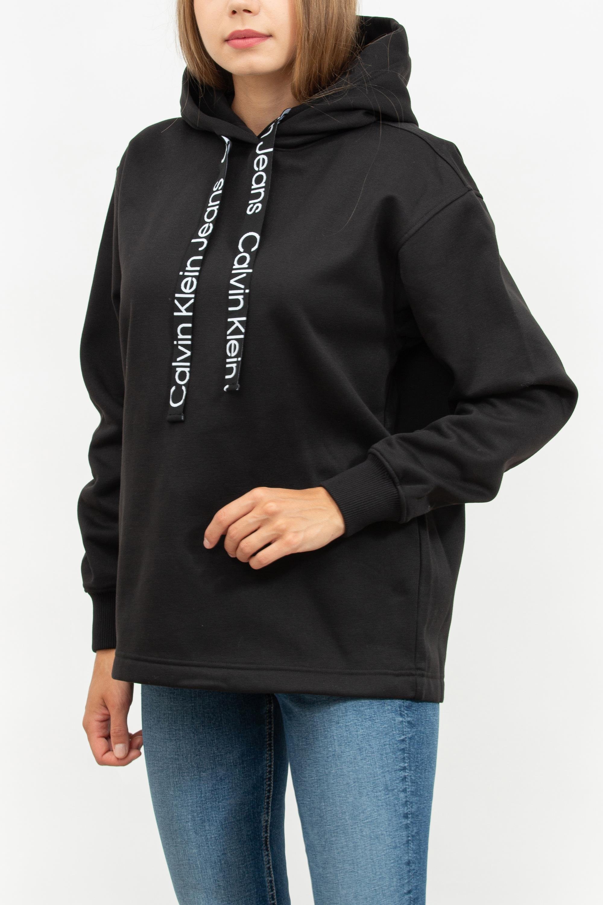 Calvin Klein Logo Kadın Kapüşonlu Sweatshirt