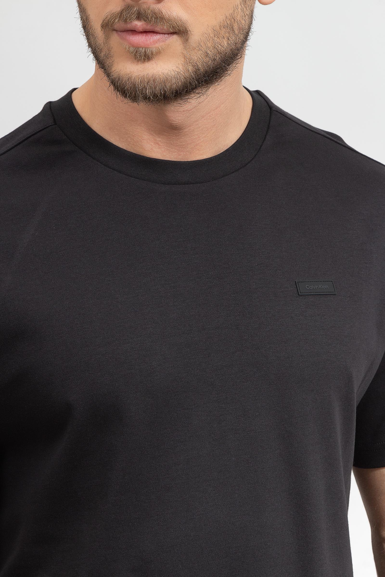 Calvin Klein Logo Tape Comfort Erkek Bisiklet Yaka T-Shirt
