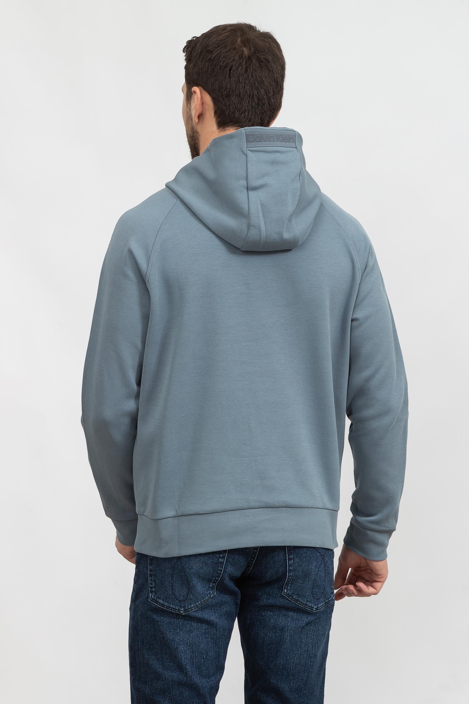Calvin Klein Logo Tape Comfort Hoodie Erkek Kapüşonlu Sweatshirt