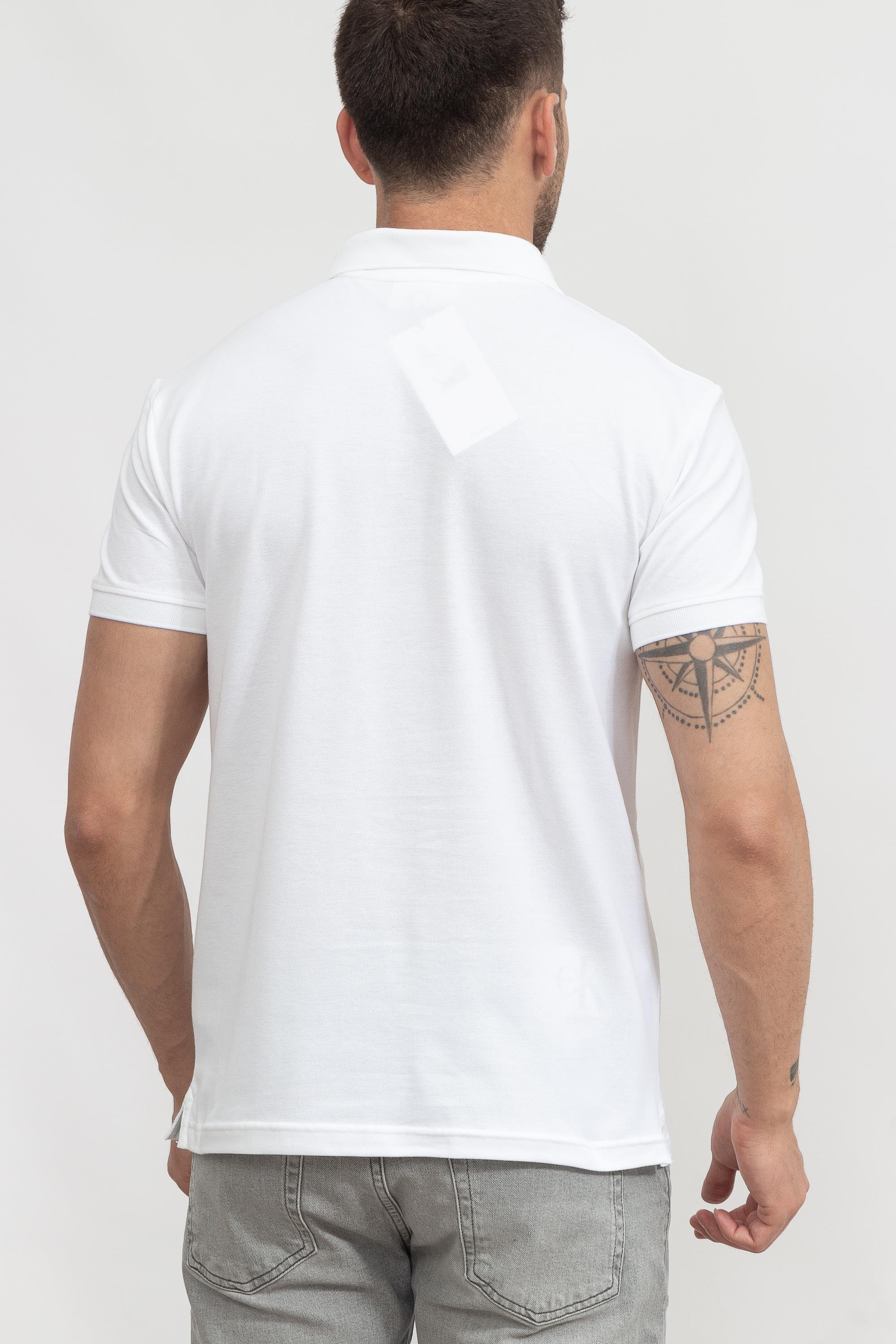 Calvin Klein Logo Tape Erkek Polo Yaka T-Shirt