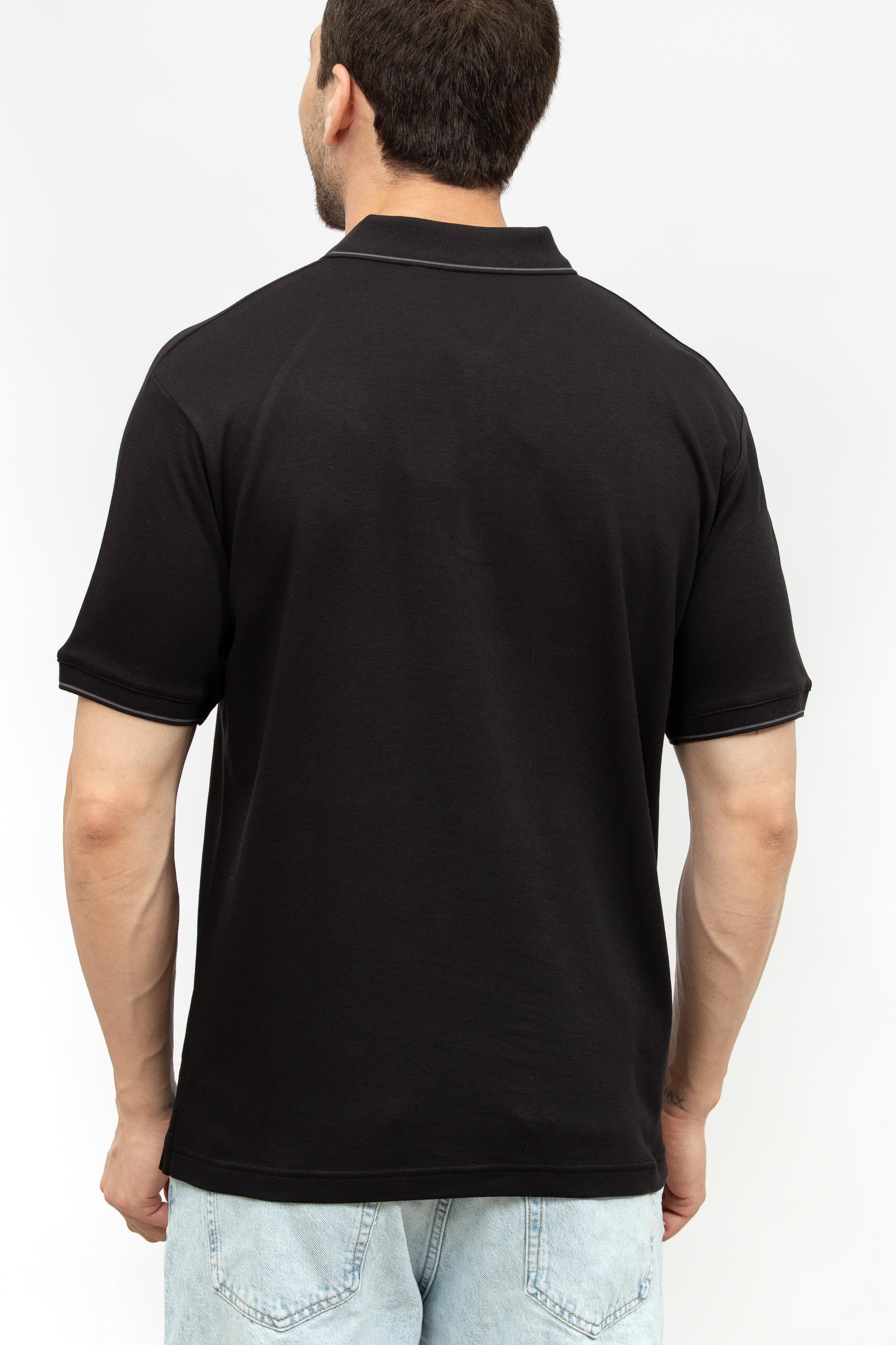Calvin Klein Logo Tape Placket Raglan Erkek Polo Yaka T-Shirt