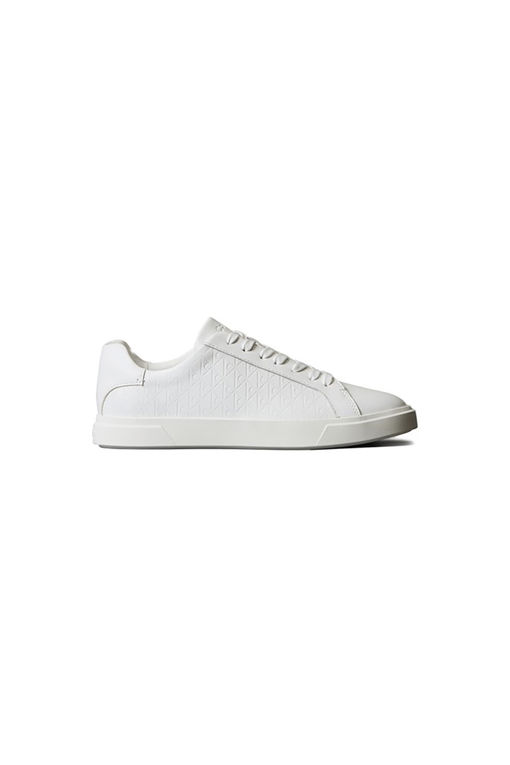 Calvin Klein Low Pro Cups Laceup Lth Aop Kadın Sneaker Beyaz