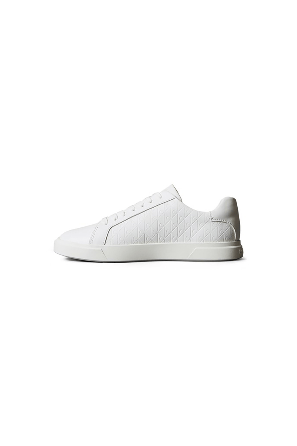 Calvin Klein Low Pro Cups Laceup Lth Aop Kadın Sneaker Beyaz
