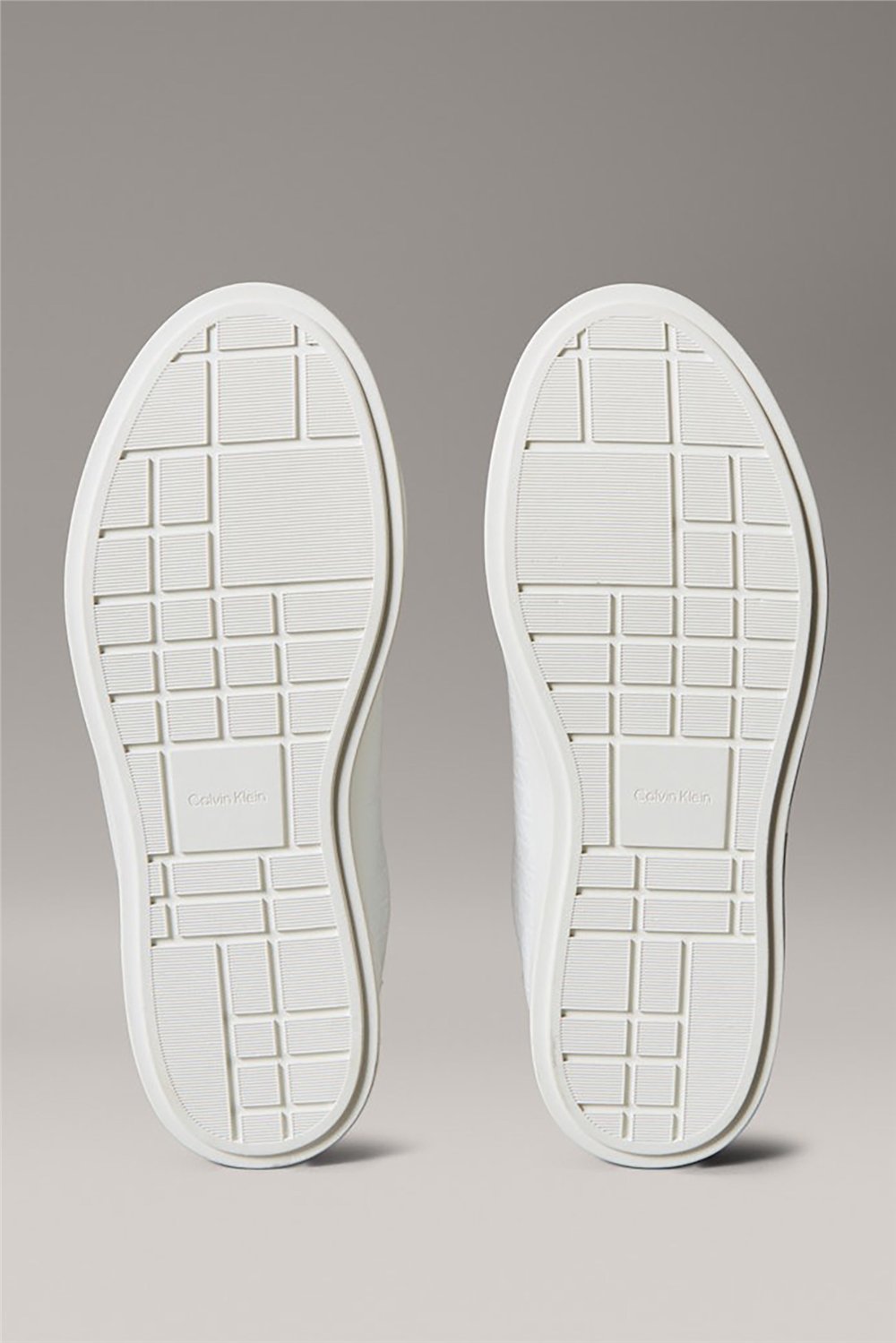 Calvin Klein Low Pro Cups Laceup Lth Aop Kadın Sneaker Beyaz