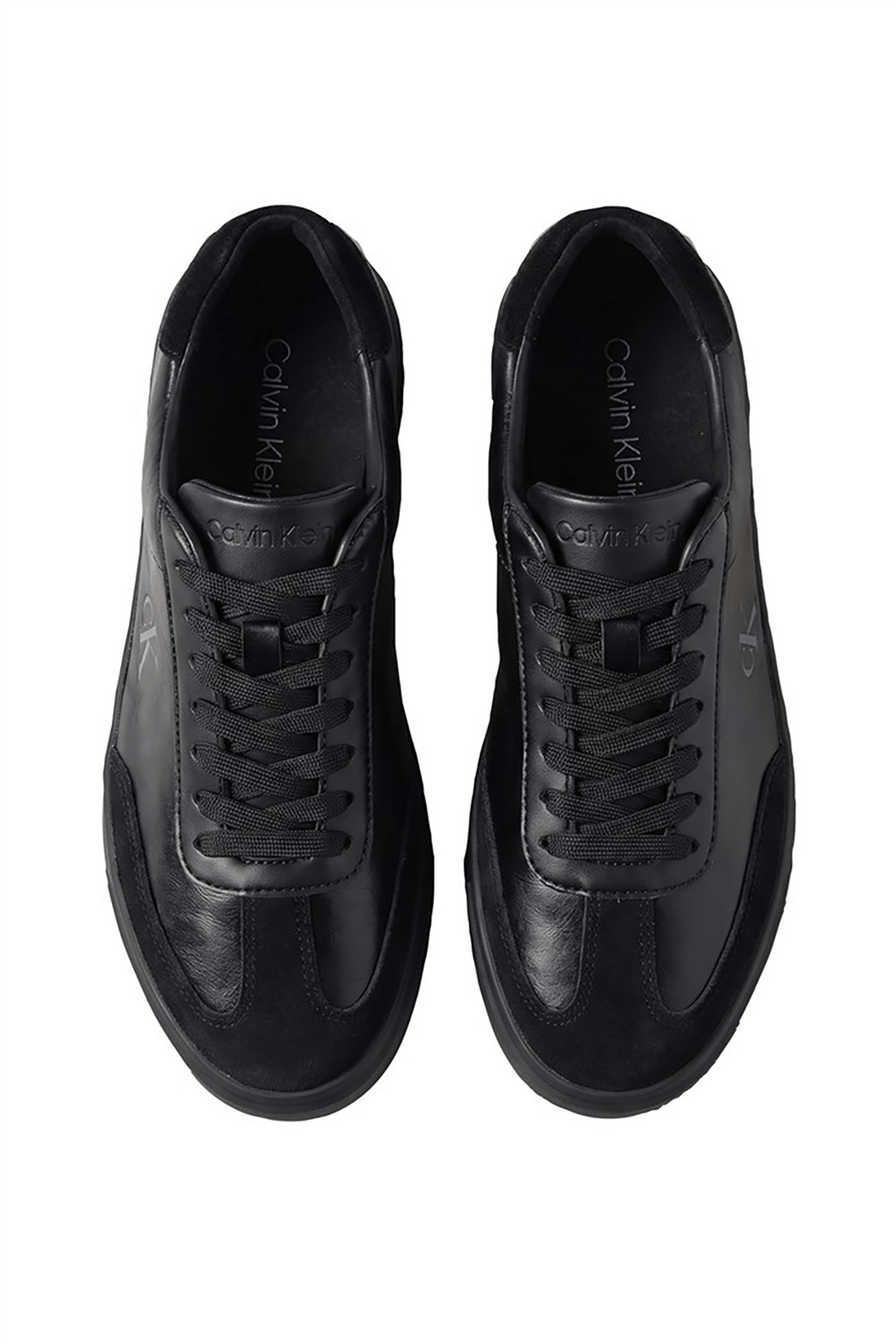Calvin Klein Low Pro Cups Wingt Text Lth Sue Kadın Sneaker Siyah