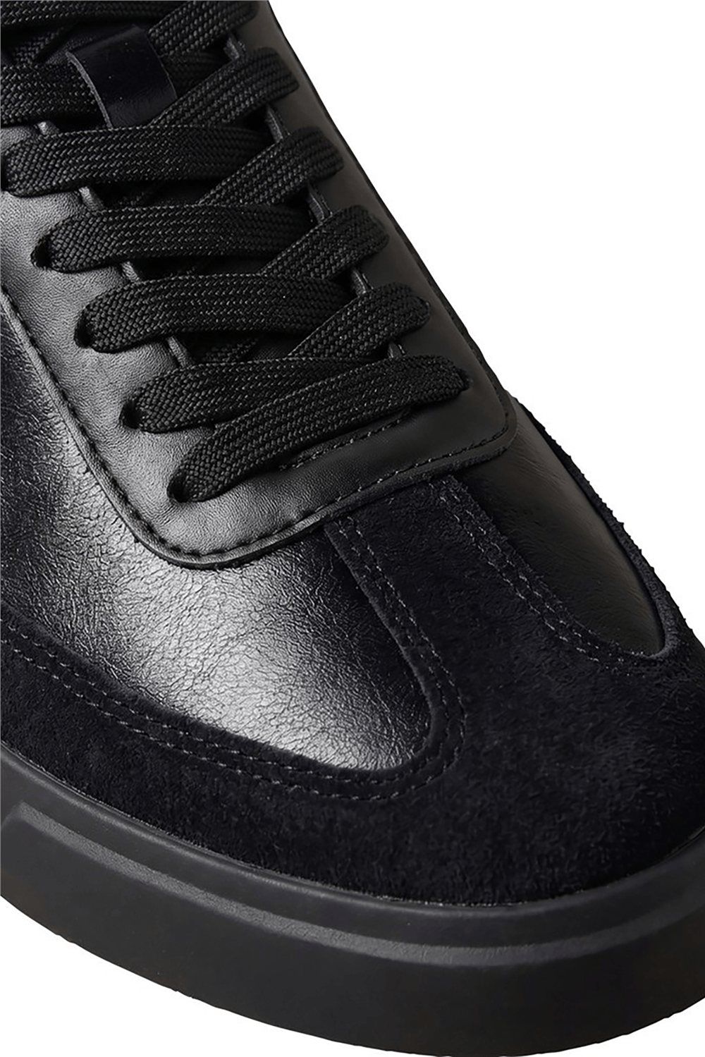 Calvin Klein Low Pro Cups Wingt Text Lth Sue Kadın Sneaker Siyah