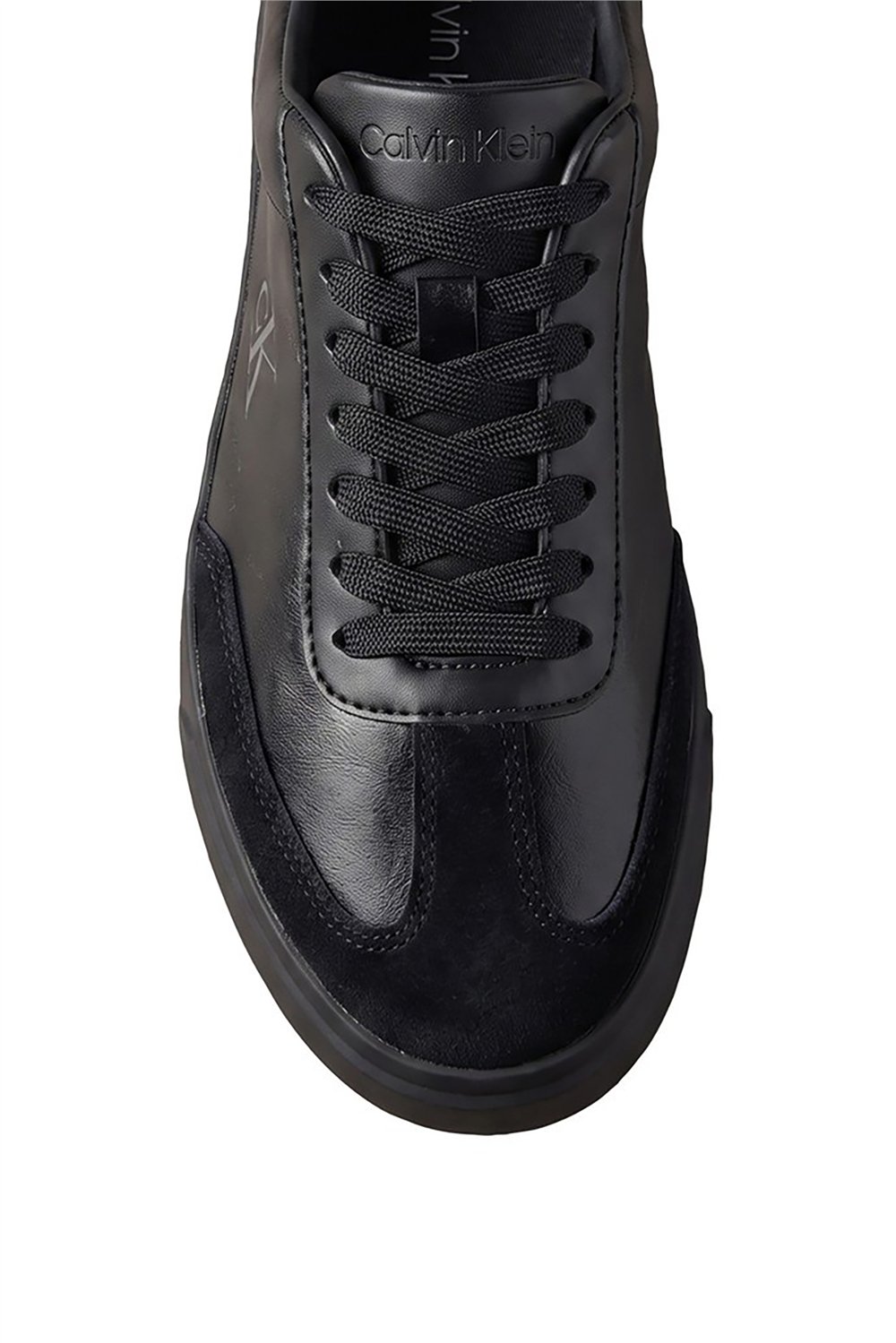 Calvin Klein Low Pro Cups Wingt Text Lth Sue Kadın Sneaker Siyah