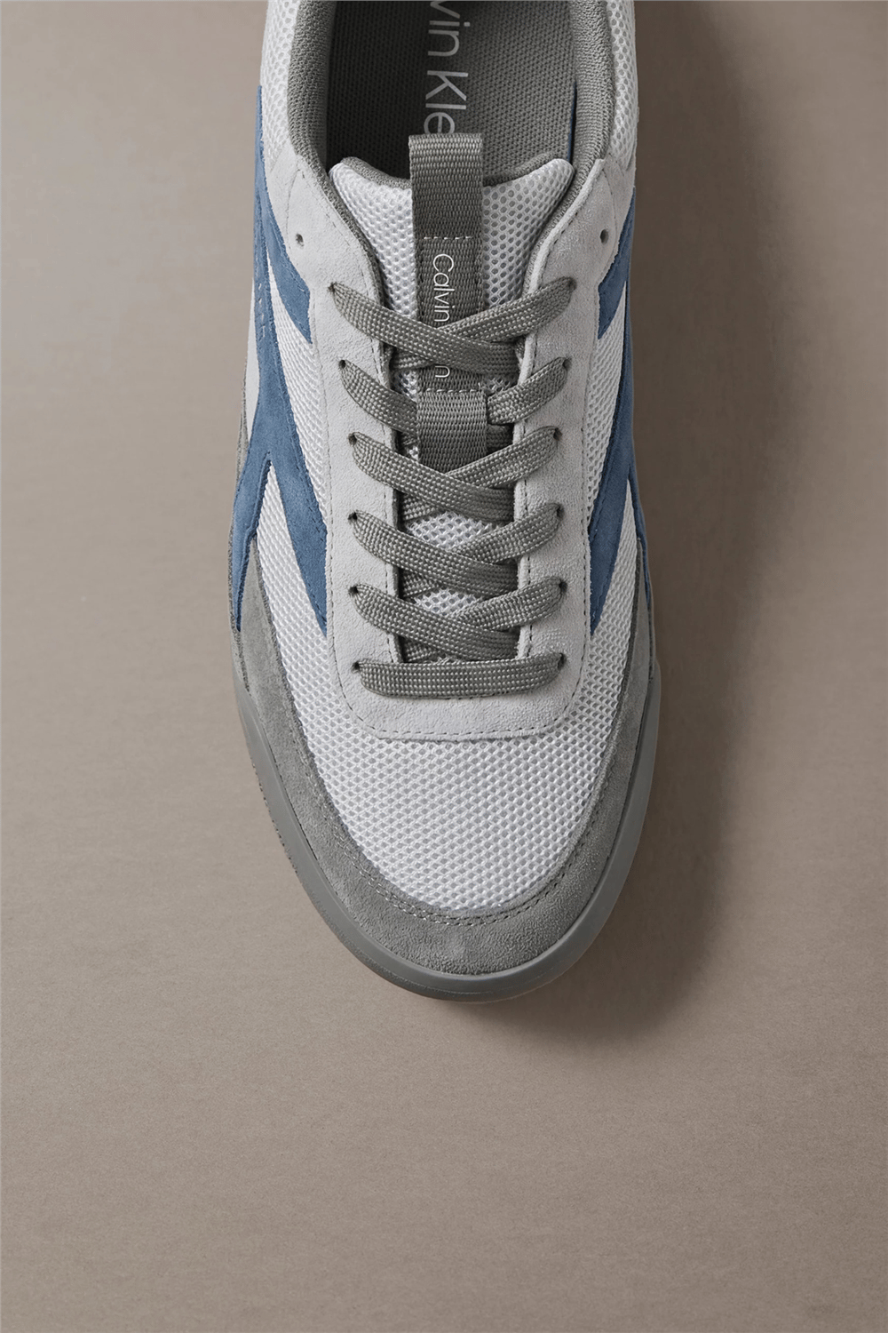 Calvin Klein Low Pro Runner Mix Mat Erkek Sneaker Gri