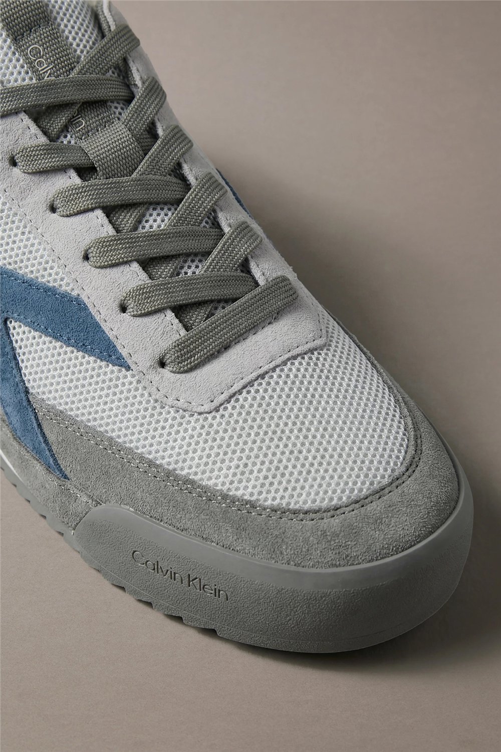 Calvin Klein Low Pro Runner Mix Mat Erkek Sneaker Gri