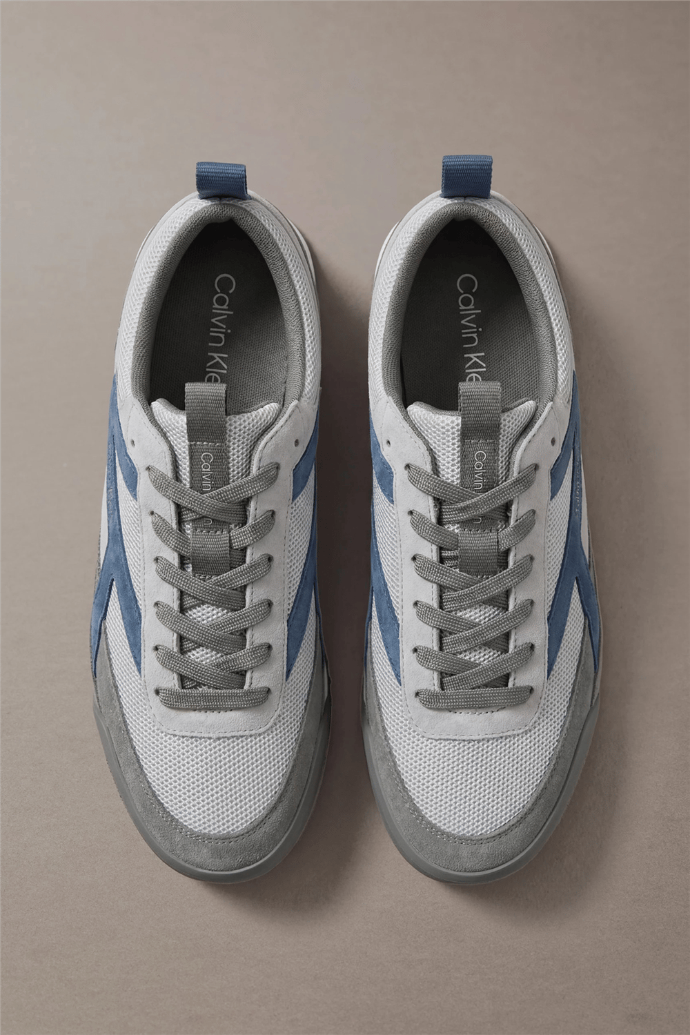 Calvin Klein Low Pro Runner Mix Mat Erkek Sneaker Gri