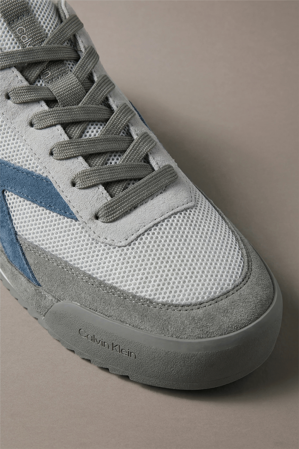 Calvin Klein Low Pro Runner Mix Mat Erkek Sneaker Gri