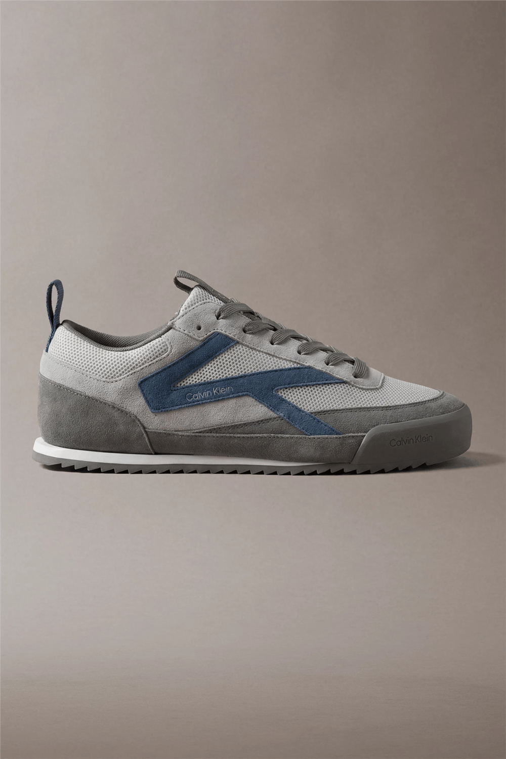Calvin Klein Low Pro Runner Mix Mat Erkek Sneaker Gri