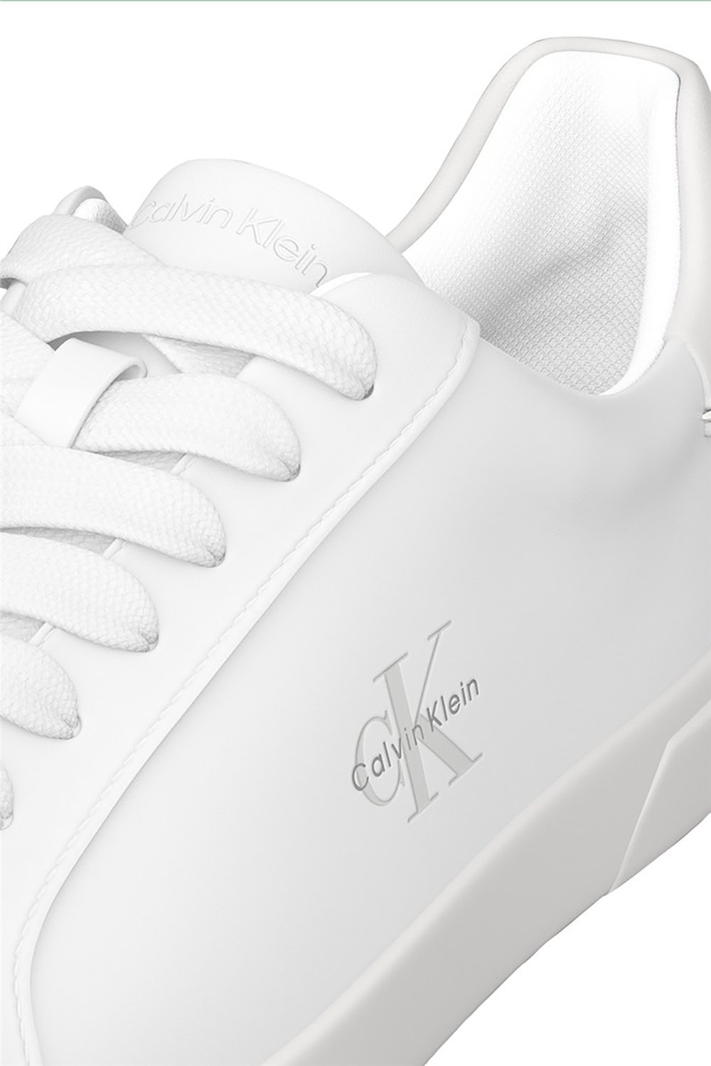 Calvin Klein Low Prof Cupsole Lth Kadın Sneaker Beyaz