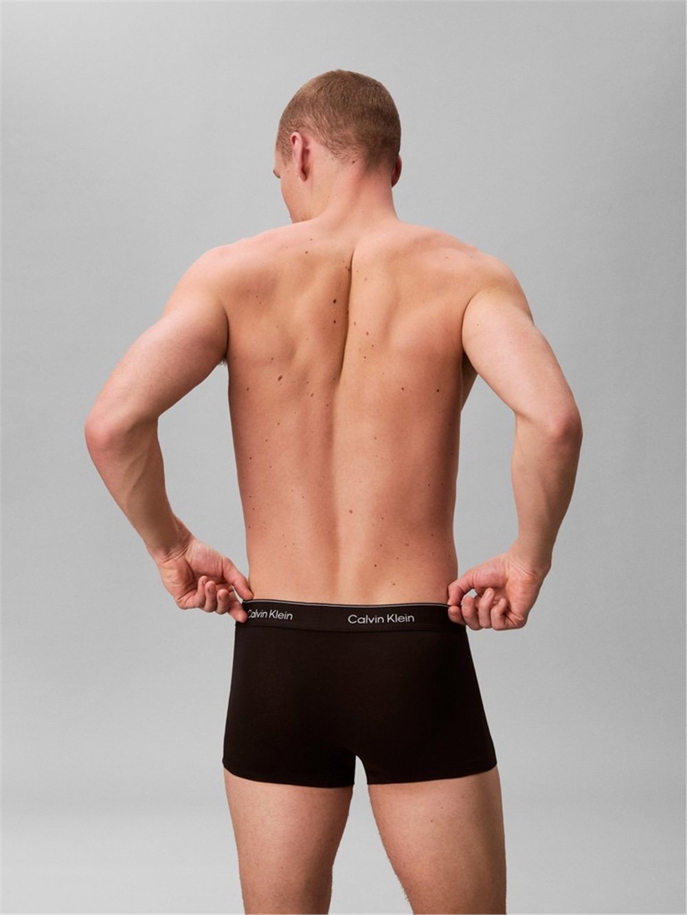 Calvin Klein Low Rise Trunk 3Pk Erkek 3lü Boxer Siyah