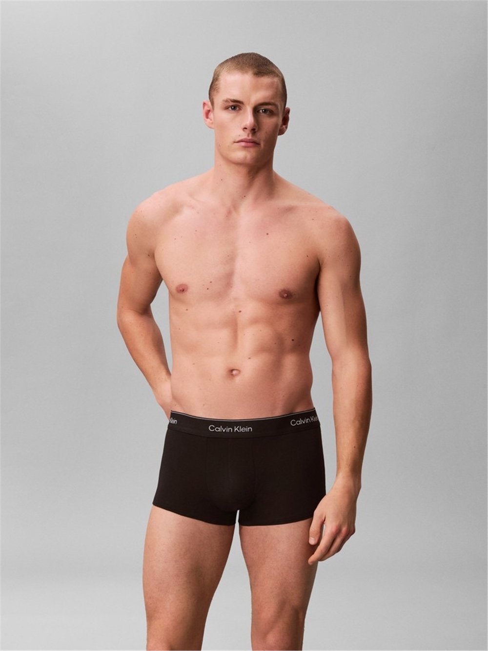 Calvin Klein Low Rise Trunk 3Pk Erkek 3lü Boxer Siyah