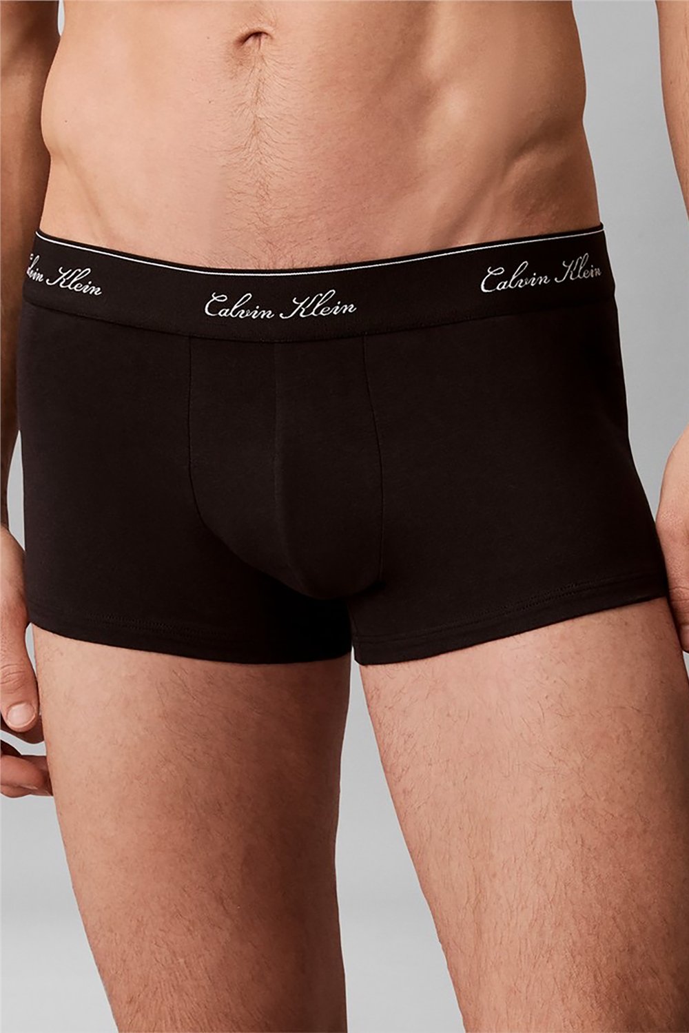 Calvin Klein Low Rise Trunk 3Pk Erkek 3lü Boxer Siyah
