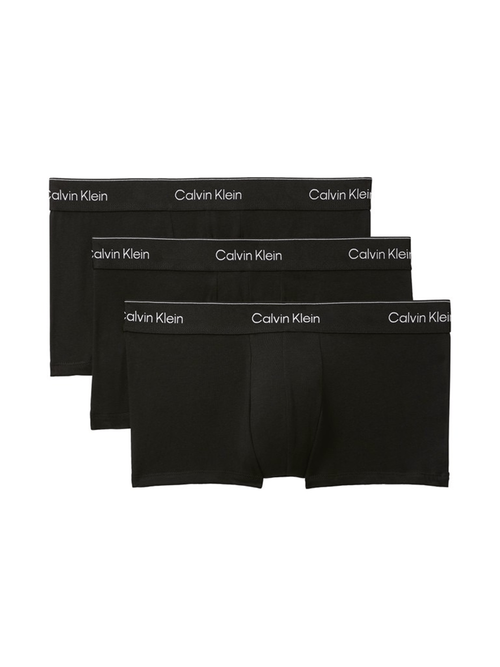 Calvin Klein Low Rise Trunk 3Pk Erkek 3lü Boxer Siyah