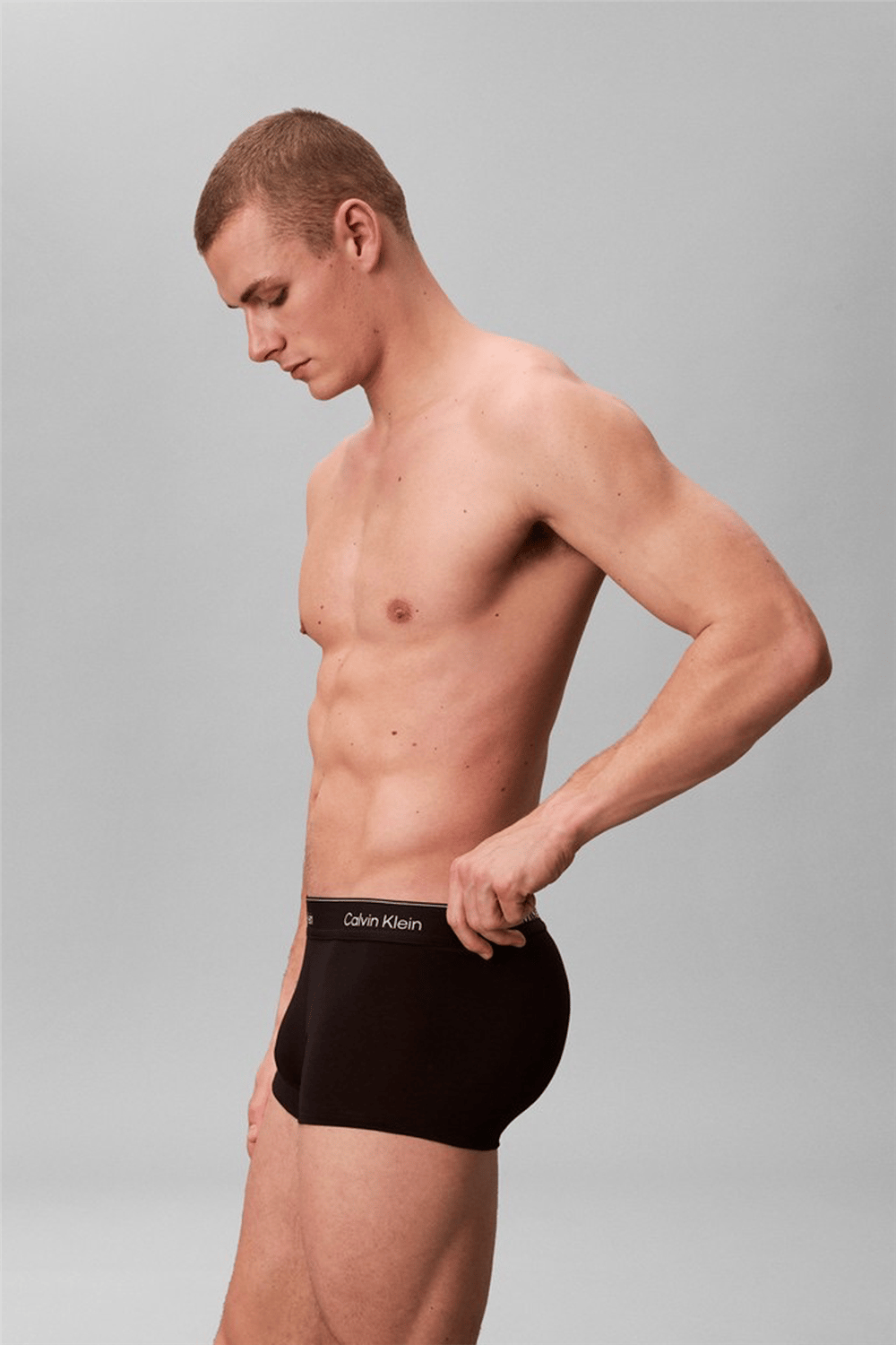 Calvin Klein Low Rise Trunk 3Pk Erkek 3lü Boxer Siyah