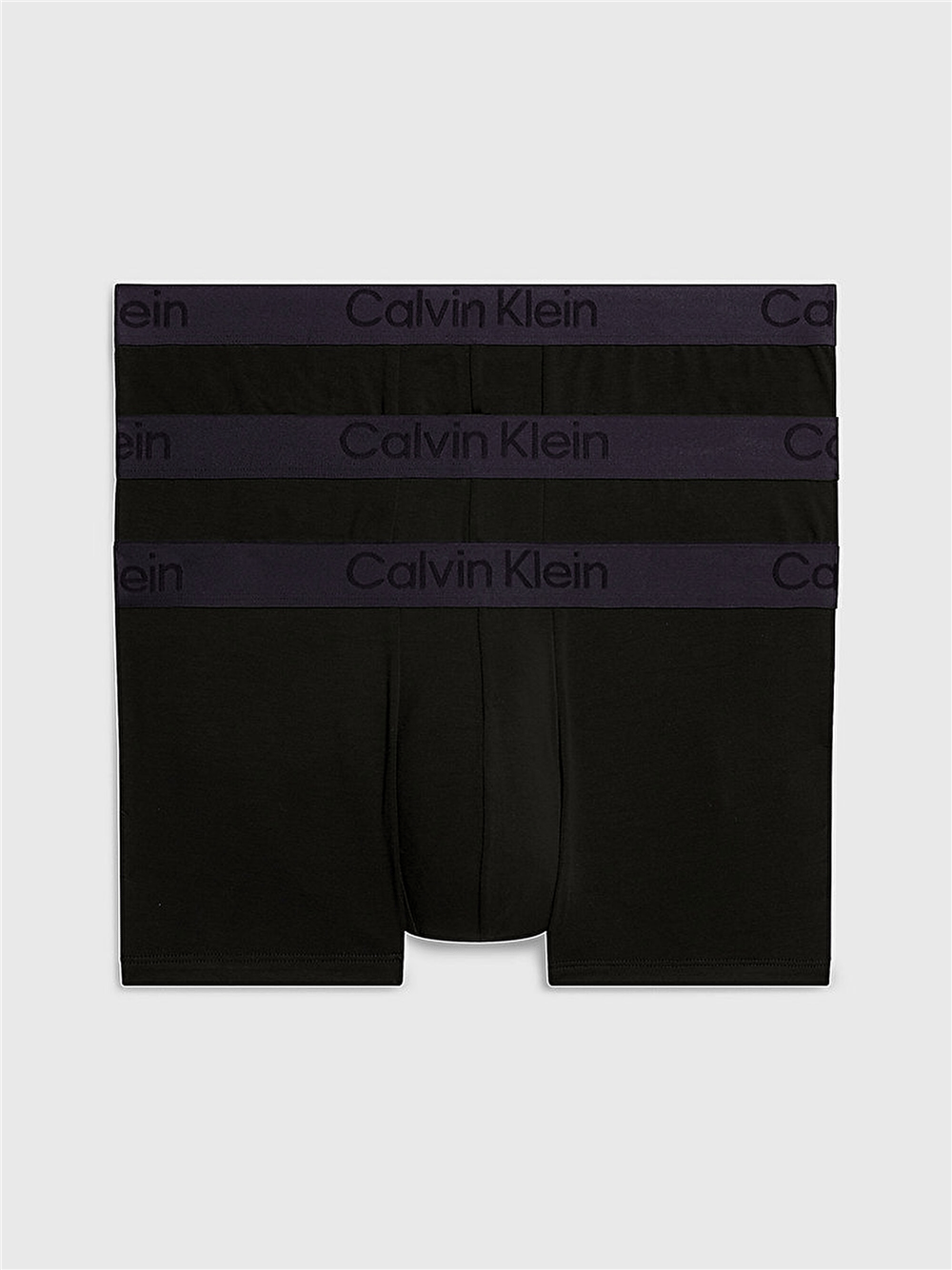 Calvin Klein Low Rise Trunk Erkek 3lü Boxer Siyah