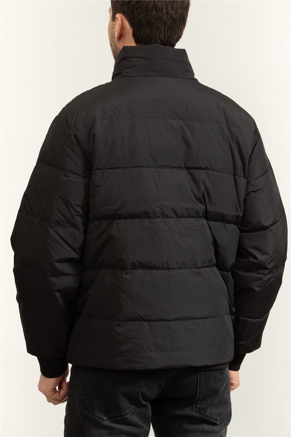 Calvin Klein LS Chenille Stand Collar Puffer Erkek Şişme Mont