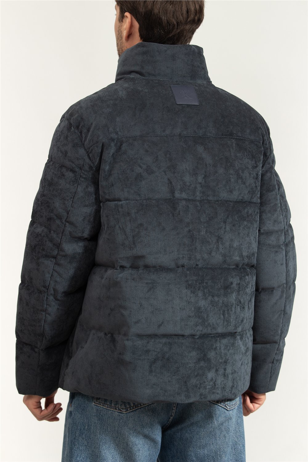 Calvin Klein Ls Corduroy Mid Wt Erkek Şişme Mont