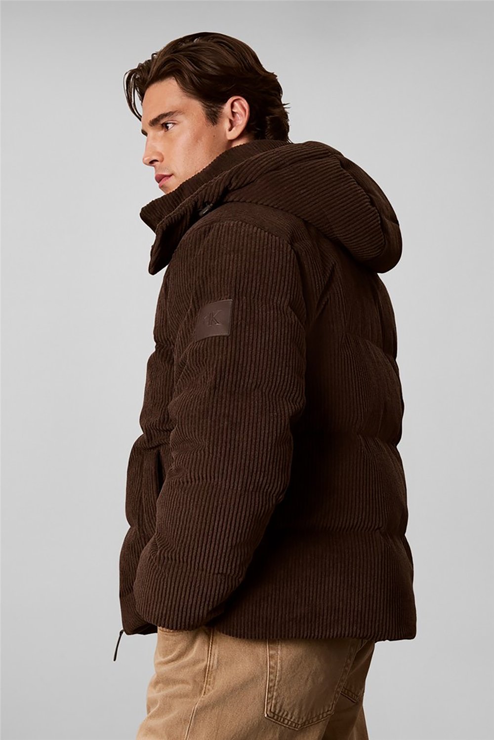 Calvin Klein Ls Corduroy Puffer Hd Down Jkt Erkek Şişme Mont