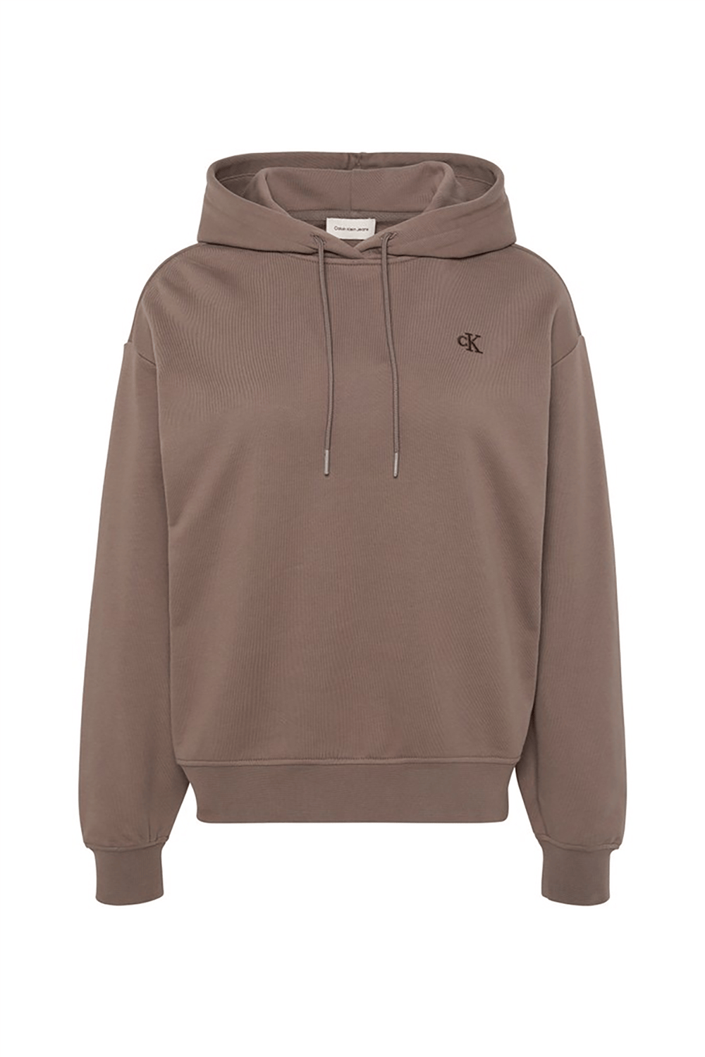 Calvin Klein Ls Monogram Terry Po Hood Kadın Kapüşonlu Sweatshirt