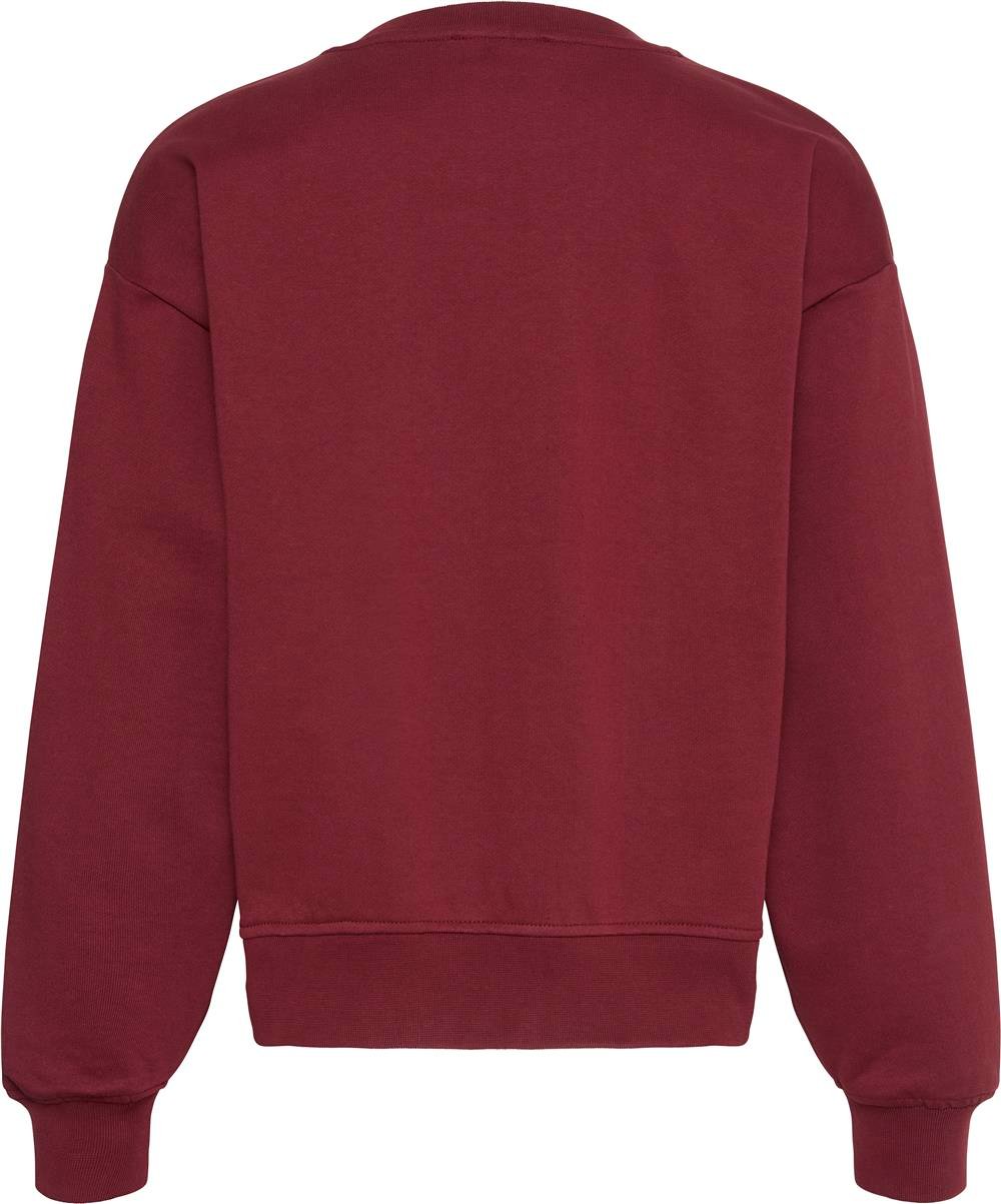 Calvin Klein Ls Monologo French Terry Rlxd Cn Kadın Bisiklet Yaka Sweatshirt