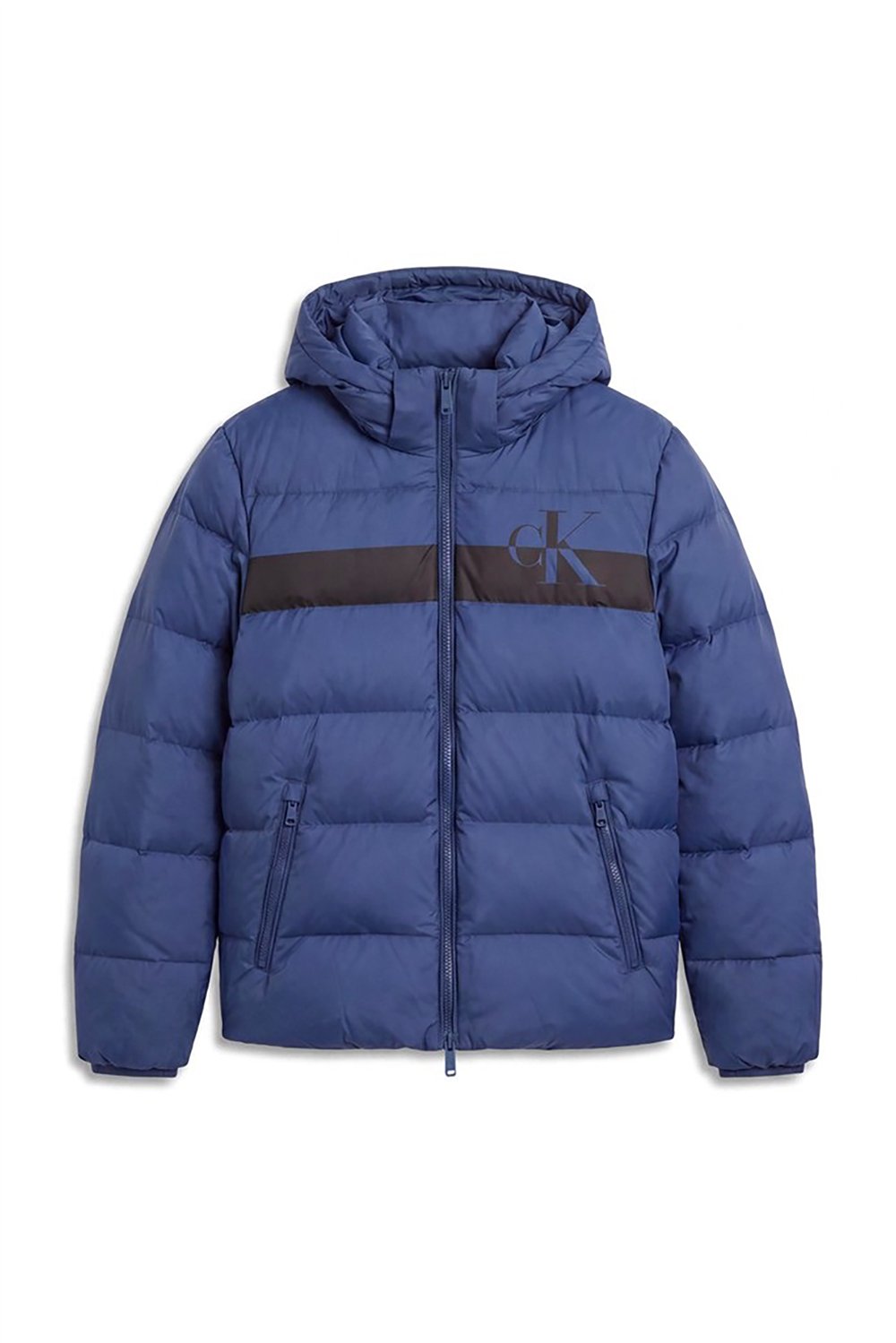 Calvin Klein Ls Nylon Colorblock Puffer Jkt Erkek Şişme Mont
