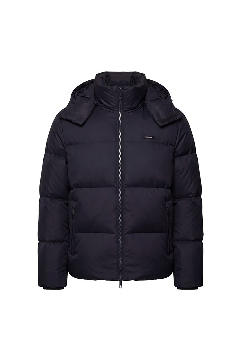Calvin Klein Ls Nylon Detachable Hood Down Pu Erkek Mont Lacivert