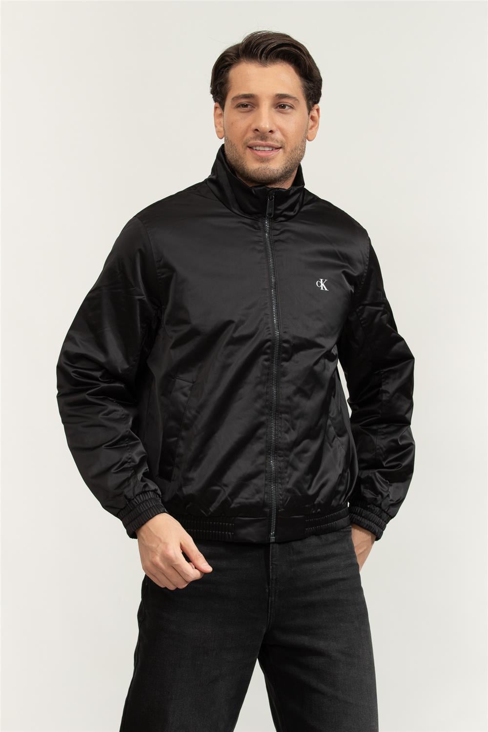 Calvin Klein Ls Padded Harrington Erkek Mont