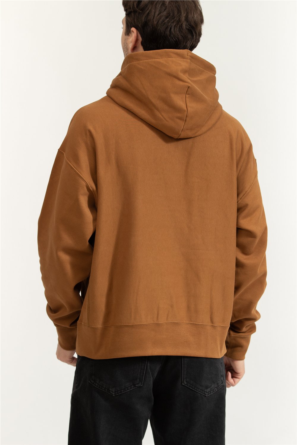 Calvin Klein LS Premium Fleece Calvin Graphic Erkek Kapüşonlu Sweatshirt