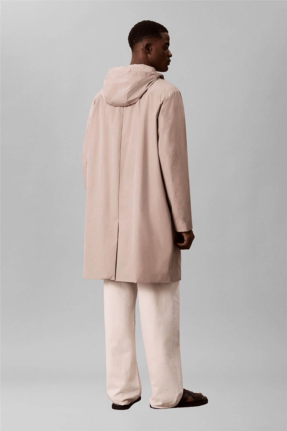 Calvin Klein Ls Relaxed Tech Nylon Long Car C Erkek Mont