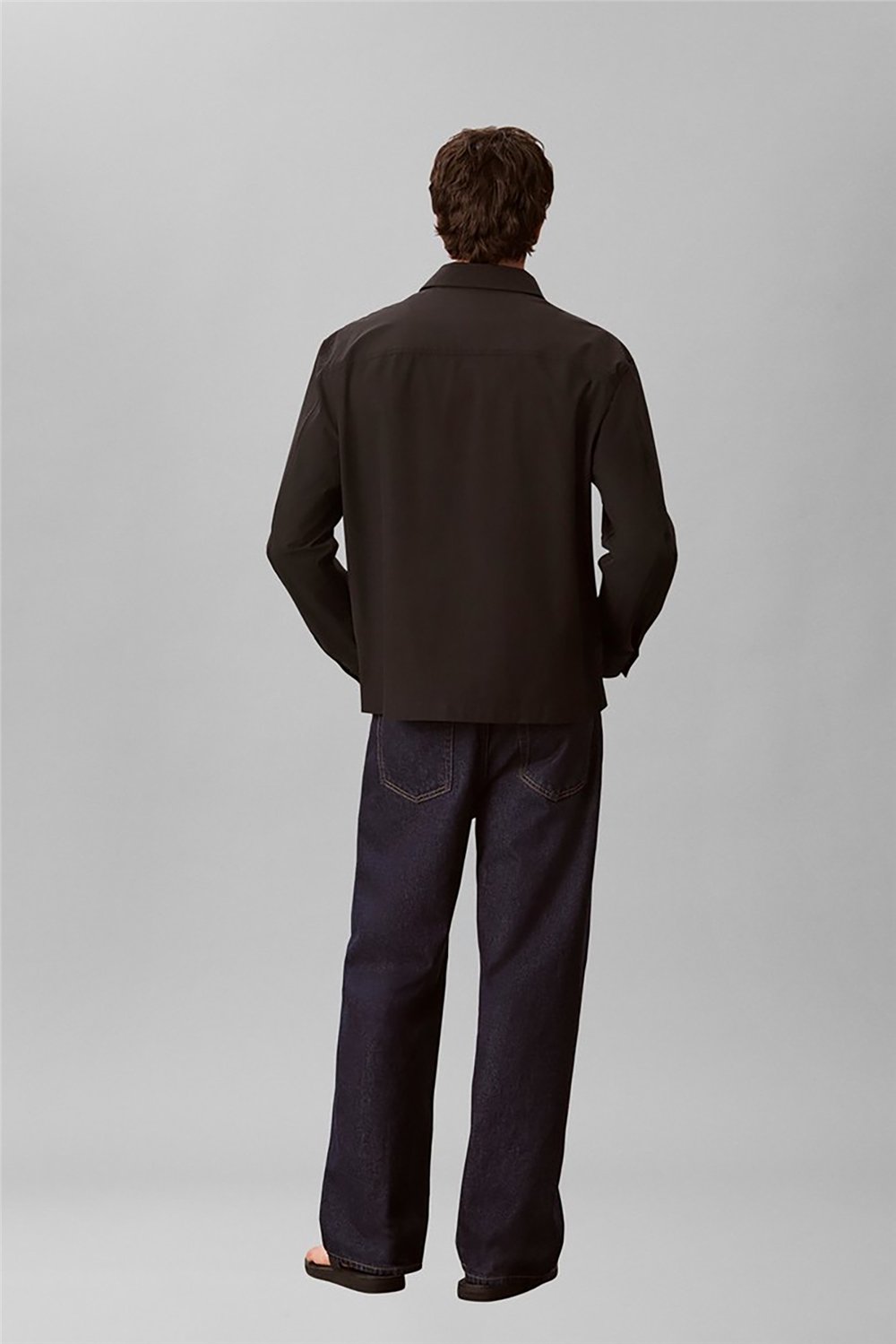 Calvin Klein Ls Tech Nylon Blouson Jkt Erkek Mont Siyah