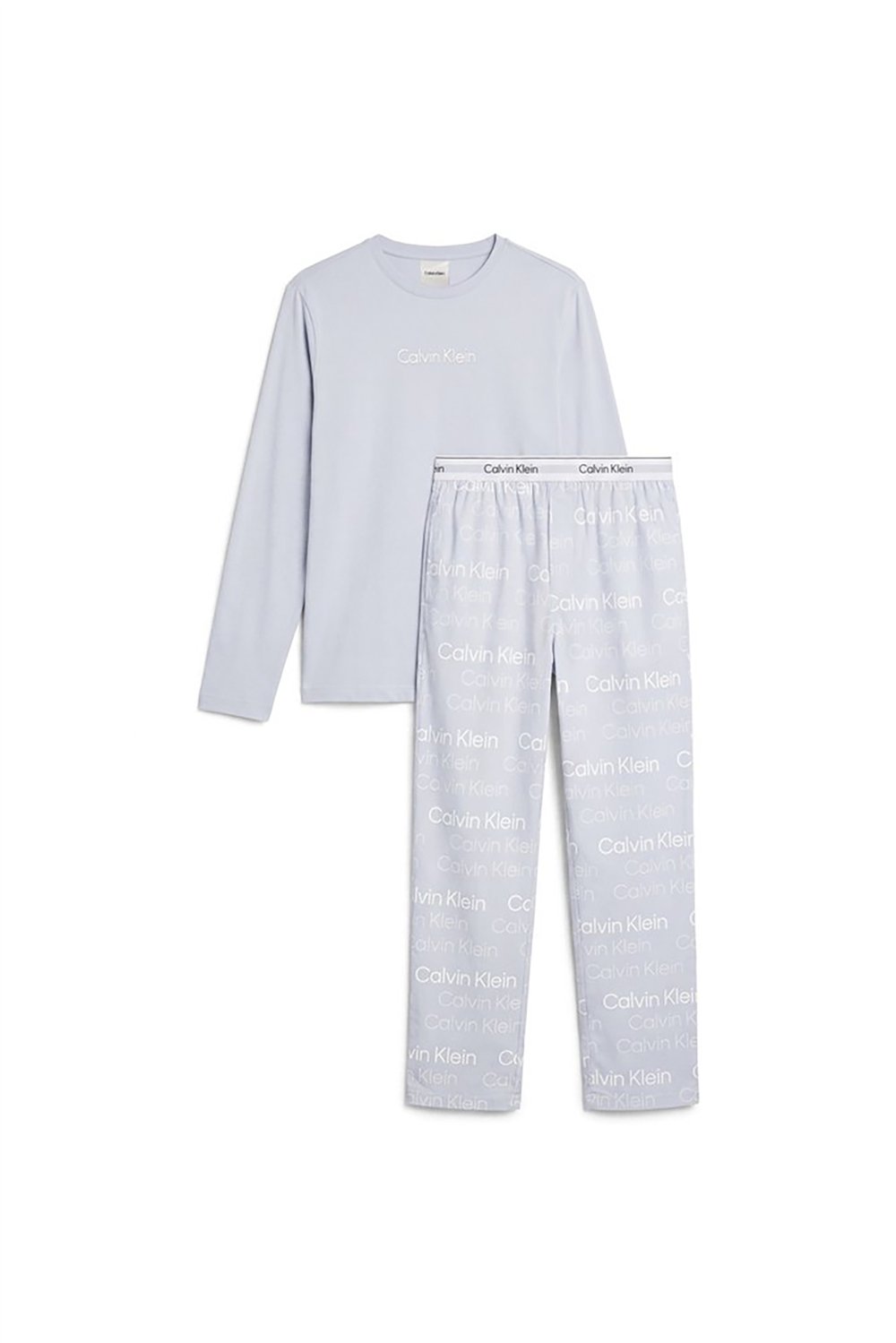 Calvin Klein Ls Tee Pant Set Erkek Pijama Takımı
