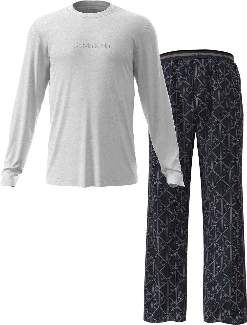 Calvin Klein Ls Tee Pant Set Erkek Pijama Takımı