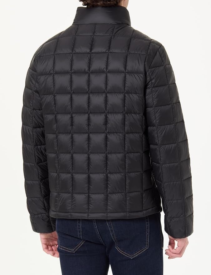 Calvin Klein Ls Ultrltwt Nylon Quilited Puffe Erkek Şişme Mont Siyah