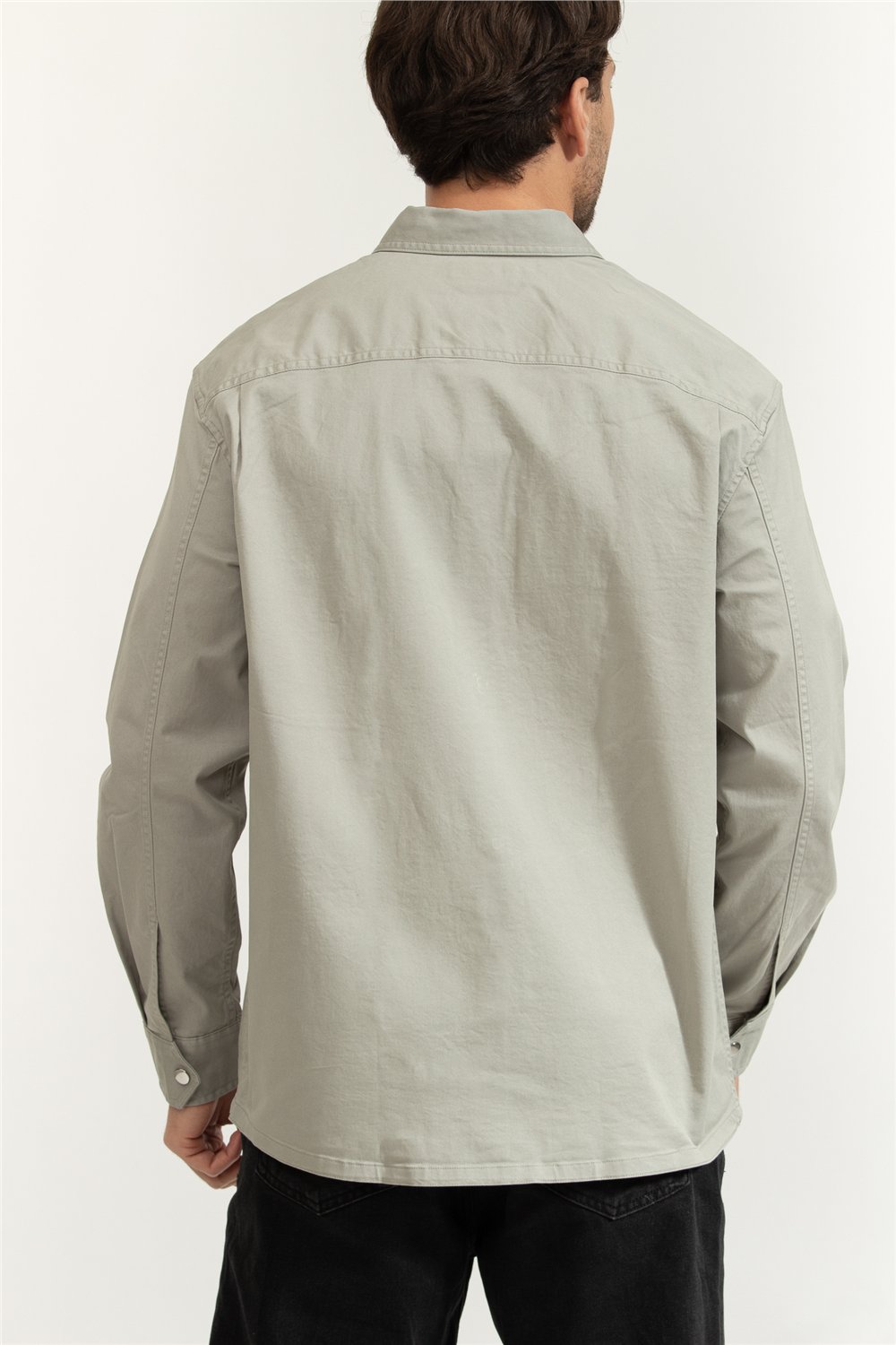 Calvin Klein LS Utility Relaxed Overshirt Erkek Gömlek