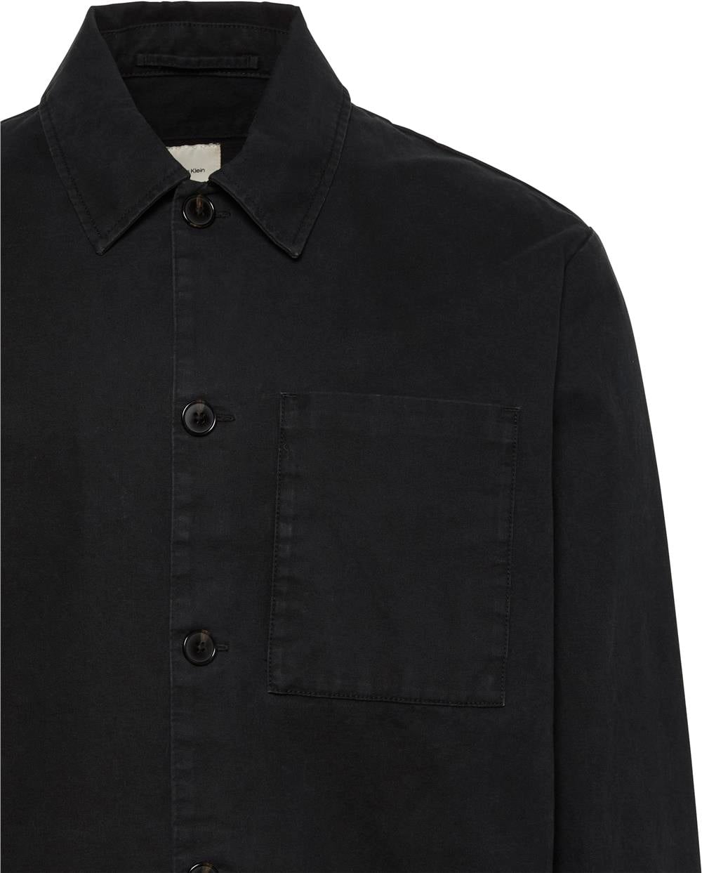 Calvin Klein Ls Washed Cotton Twill Erkek Mont