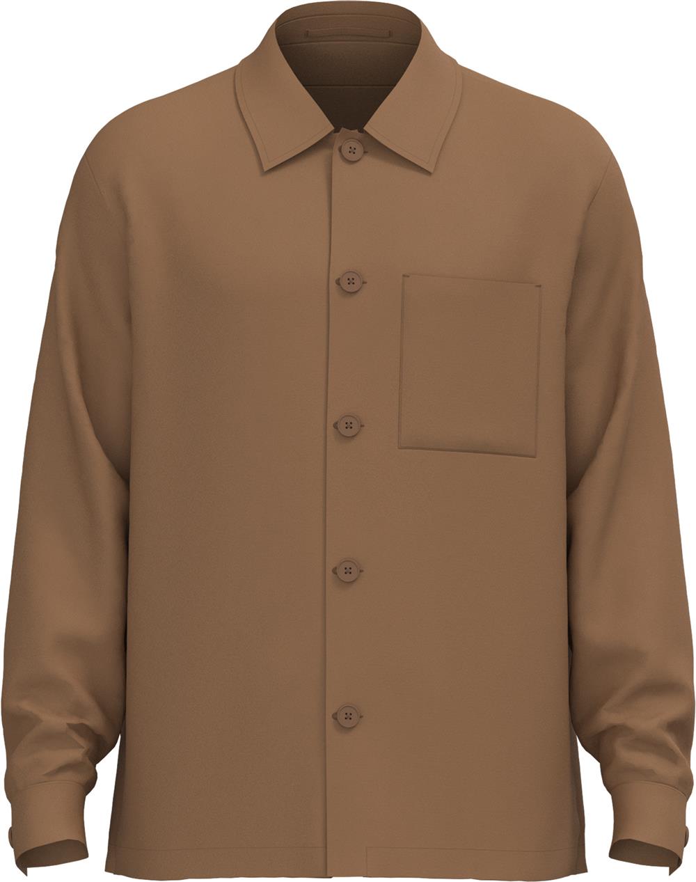 Calvin Klein Ls Washed Cotton Twill Erkek Mont