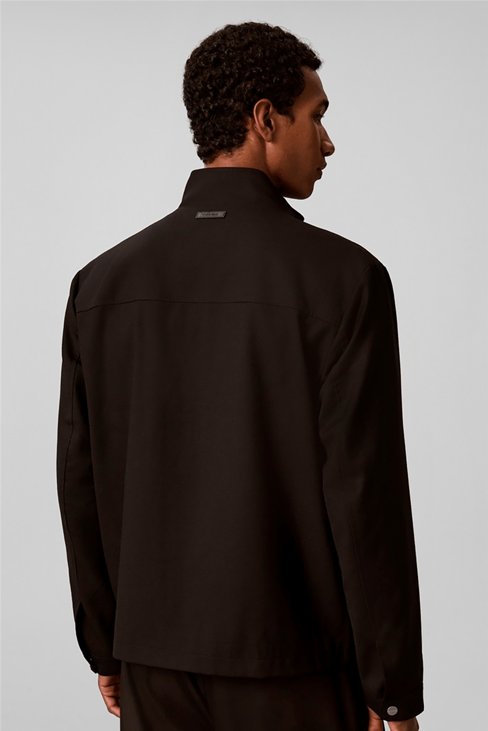 Calvin Klein Ls Wool Blend Zip Jkt Erkek Mont Siyah